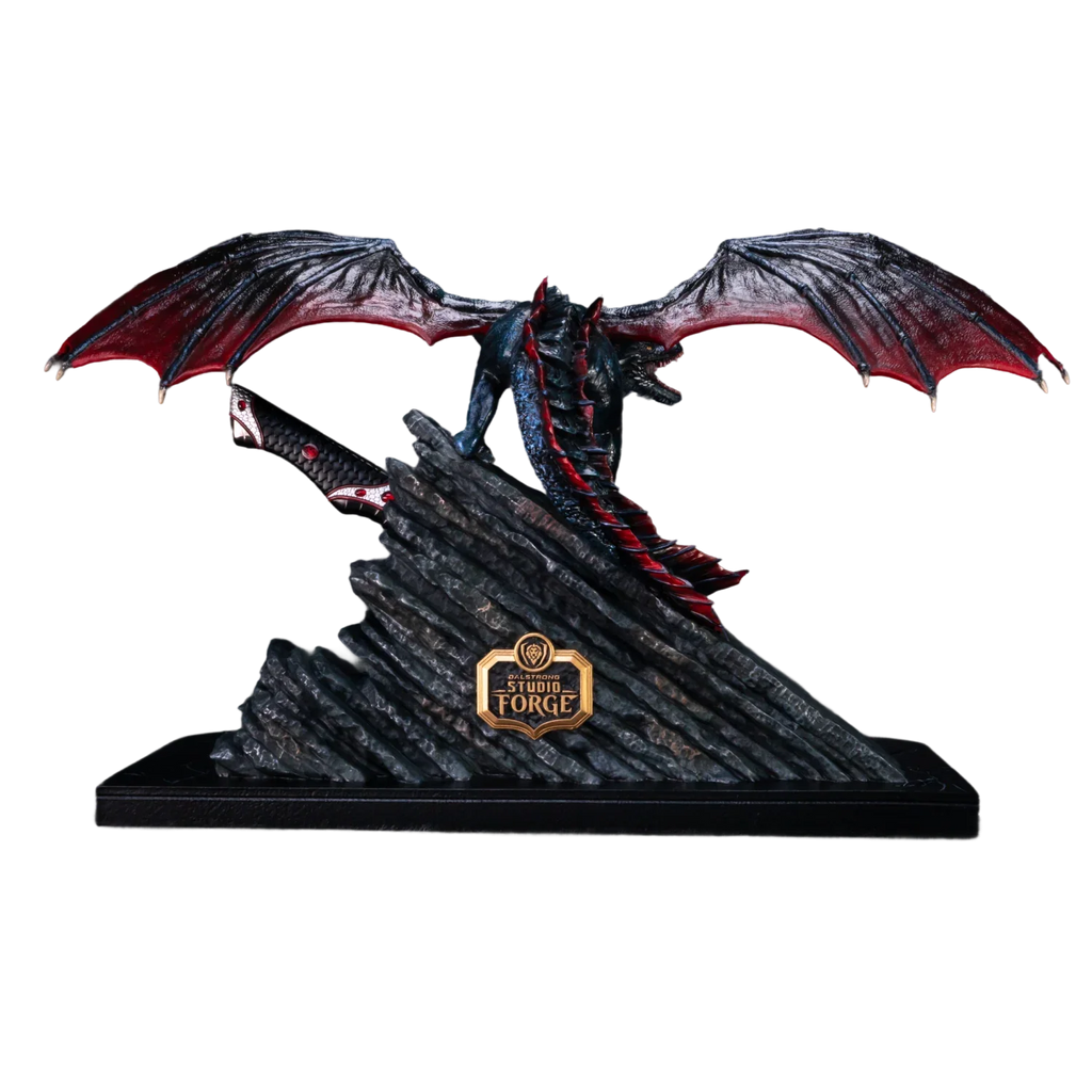 Game of Thrones™ x StudioForge™ | Drogon's Fury™ | 8.5” Collector’s Chef Knife & Sculpted Display Stand
