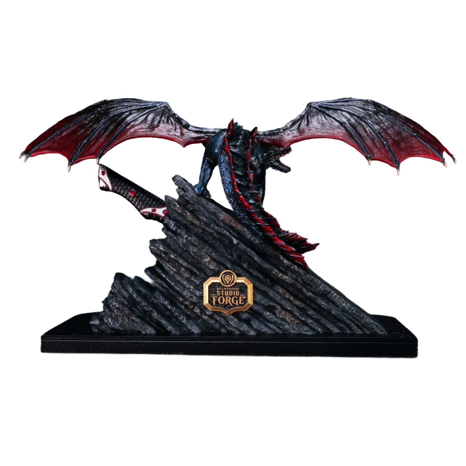 Game of Thrones™ x StudioForge™ | Drogon's Fury™ | 8.5” Collector’s Chef Knife & Sculpted Display Stand