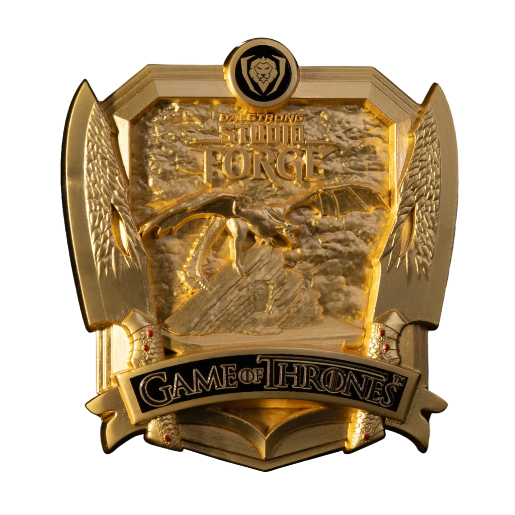 Game of Thrones™ x StudioForge™ | Drogon's Fury™ | 8.5” Collector’s Chef Knife & Sculpted Display Stand