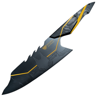 Batman StudioForge™ | 8” Bladed Displayable Chef Knife & Display Stand | The Gotham City™ Edge