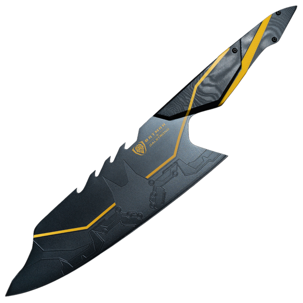 Batman StudioForge™ | 8” Bladed Displayable Chef Knife & Display Stand | The Gotham City™ Edge