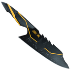 Batman StudioForge™ | 8” Bladed Displayable Chef Knife & Display Stand | The Gotham City™ Edge