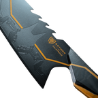 Batman StudioForge™ | 8” Bladed Displayable Chef Knife & Display Stand | The Gotham City™ Edge