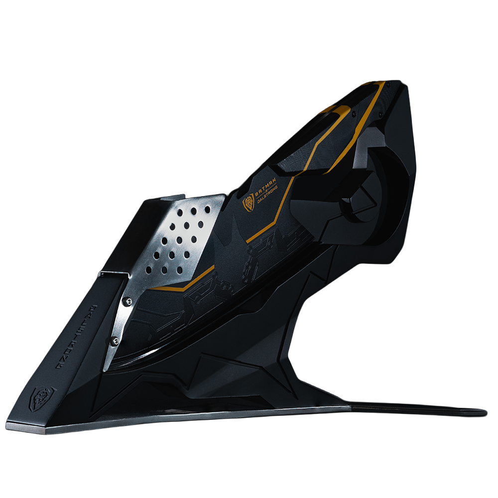 Batman StudioForge™ | 8” Bladed Displayable Chef Knife & Display Stand | The Gotham City™ Edge