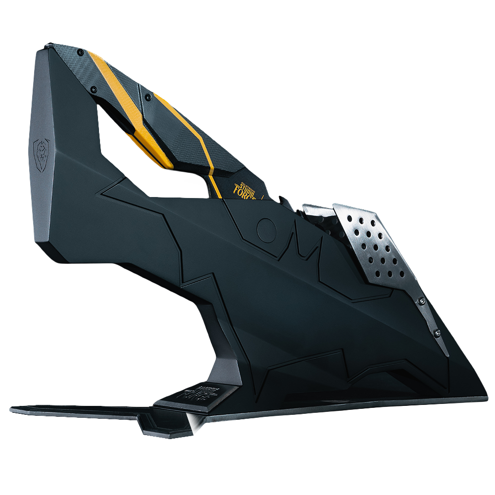 Batman StudioForge™ | 8” Bladed Displayable Chef Knife & Display Stand | The Gotham City™ Edge