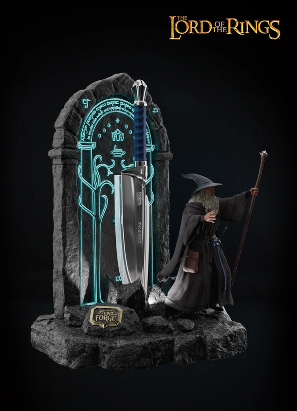 The Lord of the Rings™ × StudioForge™ | Gandalf The Grey | Chef Knife & LED Display Stand