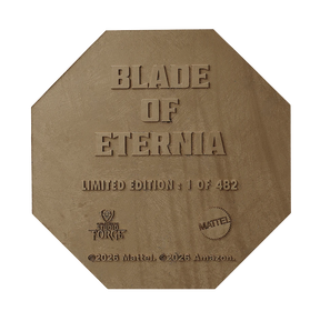 Masters of The Universe™ x StudioForge™ | CASTLE GRAYSKULL™  EDITION: Blade of Eternia™ | 8” Collector’s Chef Knife & Display Stand