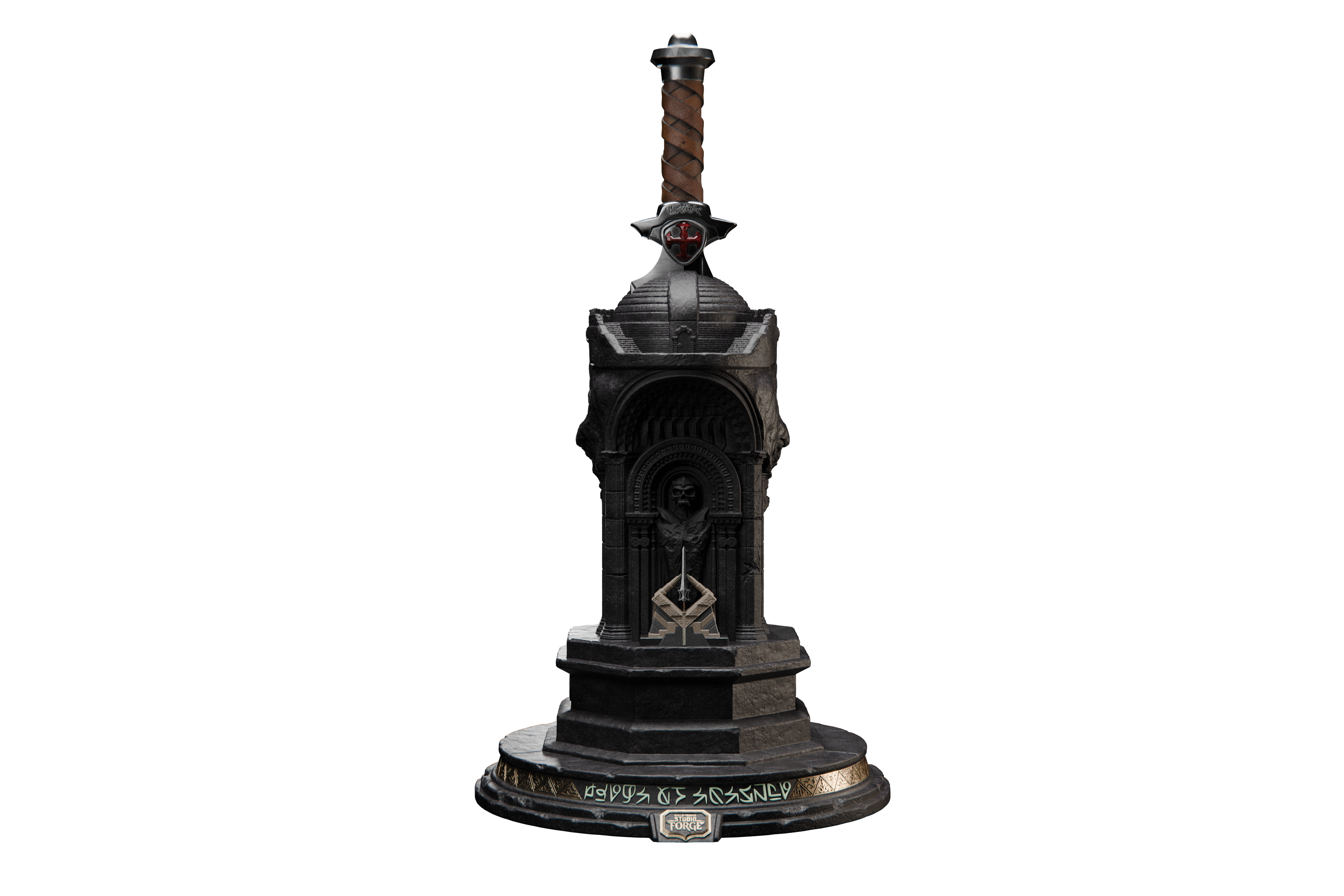 Masters of The Universe™ x StudioForge™ | CASTLE GRAYSKULL™  EDITION: Blade of Eternia™ | 8” Collector’s Chef Knife & Display Stand