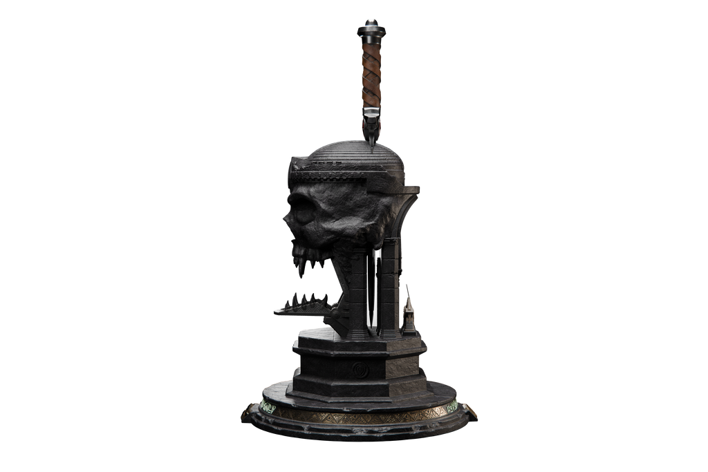 Masters of The Universe™ x StudioForge™ | CASTLE GRAYSKULL™  EDITION: Blade of Eternia™ | 8” Collector’s Chef Knife & Display Stand