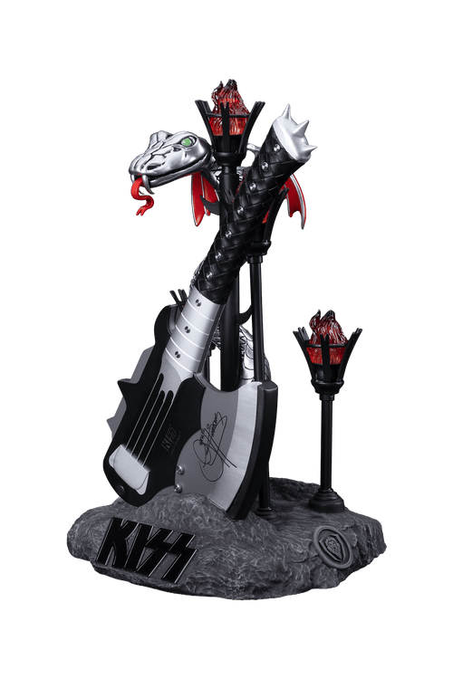 KISS™ x StudioForge™ | Gene Simmons' HELLFIRE DEMON AXE | 7.5” Collector’s Meat Axe & Display Stand