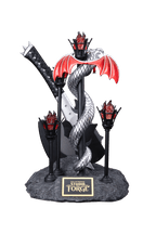 KISS™ x StudioForge™ | Gene Simmons' HELLFIRE DEMON AXE | 7.5” Collector’s Meat Axe & Display Stand