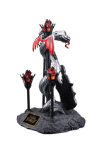 KISS™ x StudioForge™ | Gene Simmons' HELLFIRE DEMON AXE | 7.5” Collector’s Meat Axe & Display Stand
