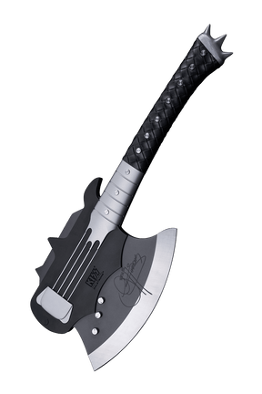 KISS™ x StudioForge™ | Gene Simmons' HELLFIRE DEMON AXE | 7.5” Collector’s Meat Axe & Display Stand