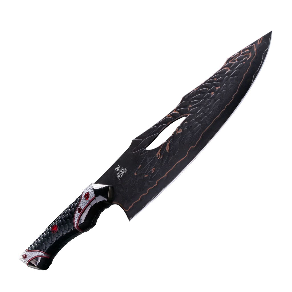 Game of Thrones™ x StudioForge™ | Drogon's Fury™ | 8.5” Collector’s Chef Knife & Sculpted Display Stand