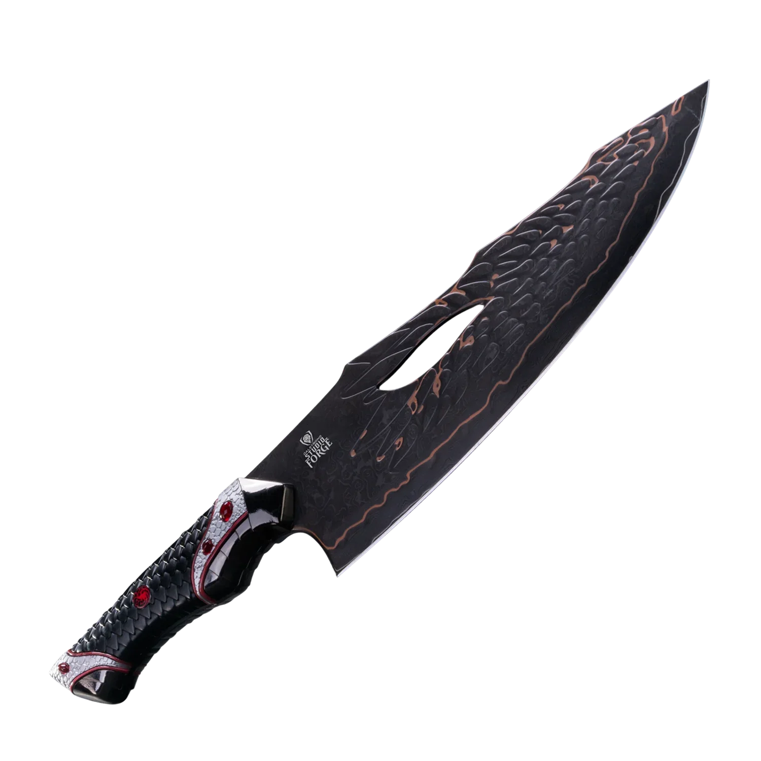 Game of Thrones™ x StudioForge™ | Drogon's Fury™ | 8.5” Collector’s Chef Knife & Sculpted Display Stand