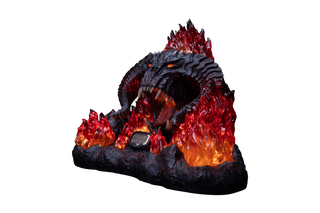 The Lord of the Rings™ x StudioForge™ | Flame of Udun™ | 8.5” Collector’s Chef Knife & Resin LED Display Stand