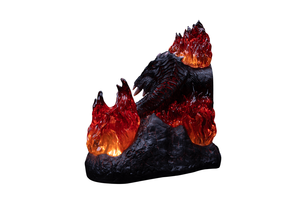 The Lord of the Rings™ x StudioForge™ | Flame of Udun™ | 8.5” Collector’s Chef Knife & Resin LED Display Stand