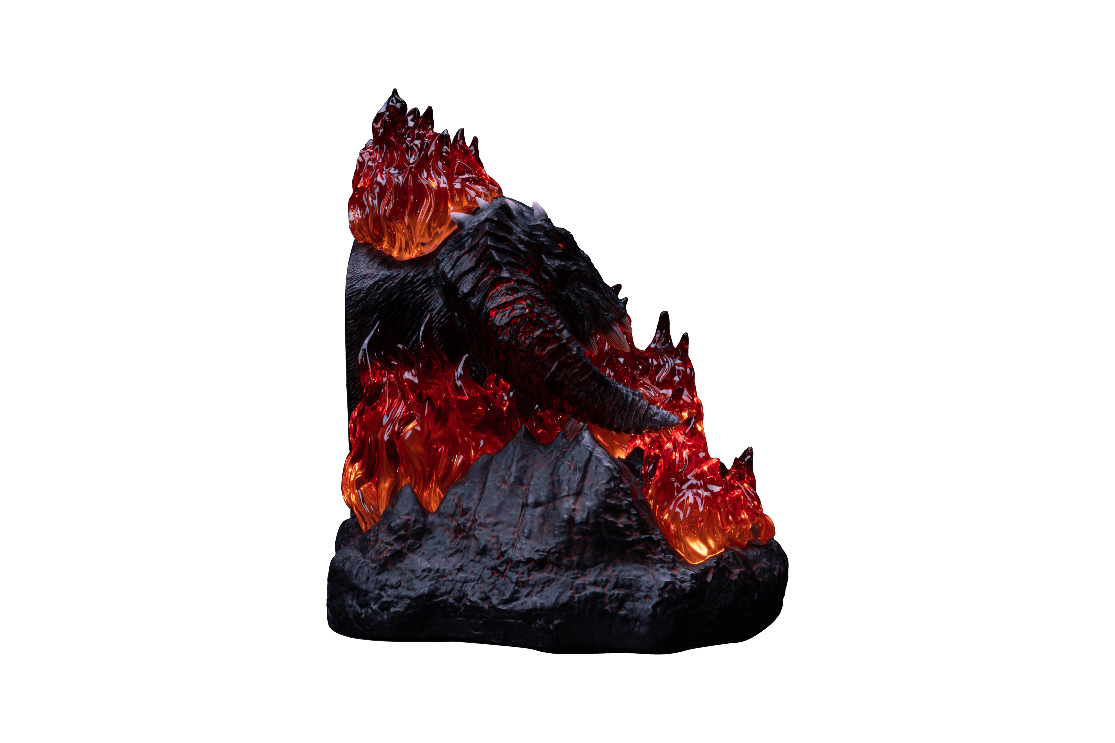 The Lord of the Rings™ x StudioForge™ | Flame of Udun™ | 8.5” Collector’s Chef Knife & Resin LED Display Stand