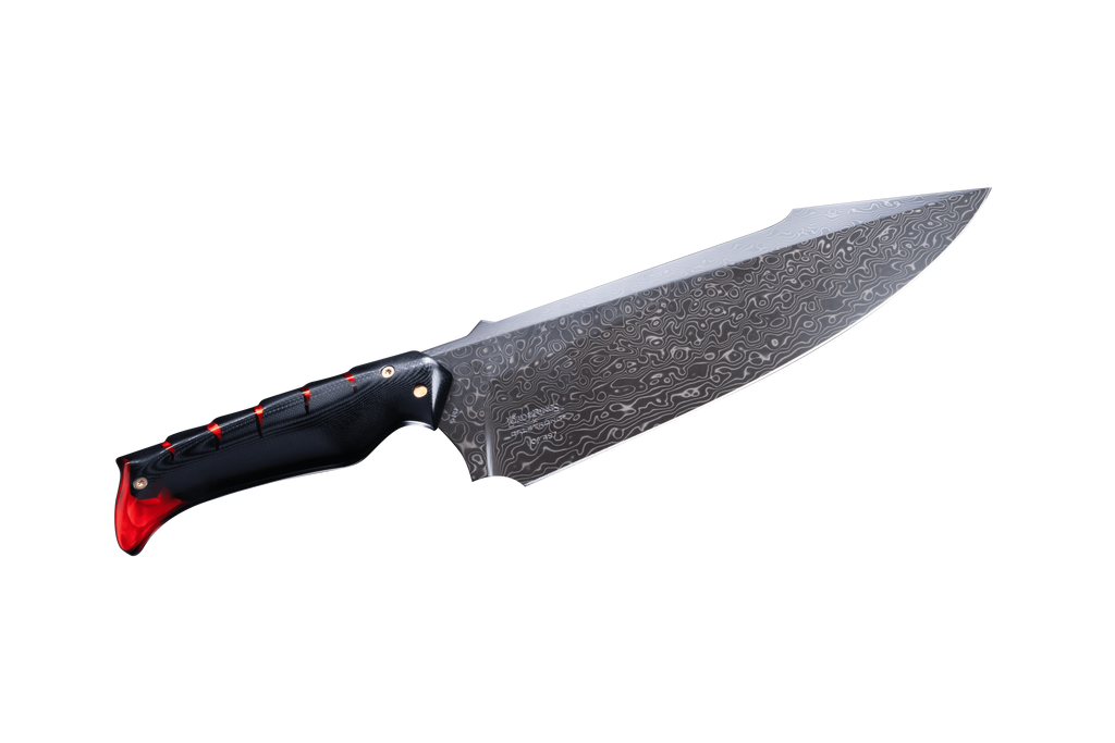The Lord of the Rings™ x StudioForge™ | Flame of Udun™ | 8.5” Collector’s Chef Knife & Resin LED Display Stand
