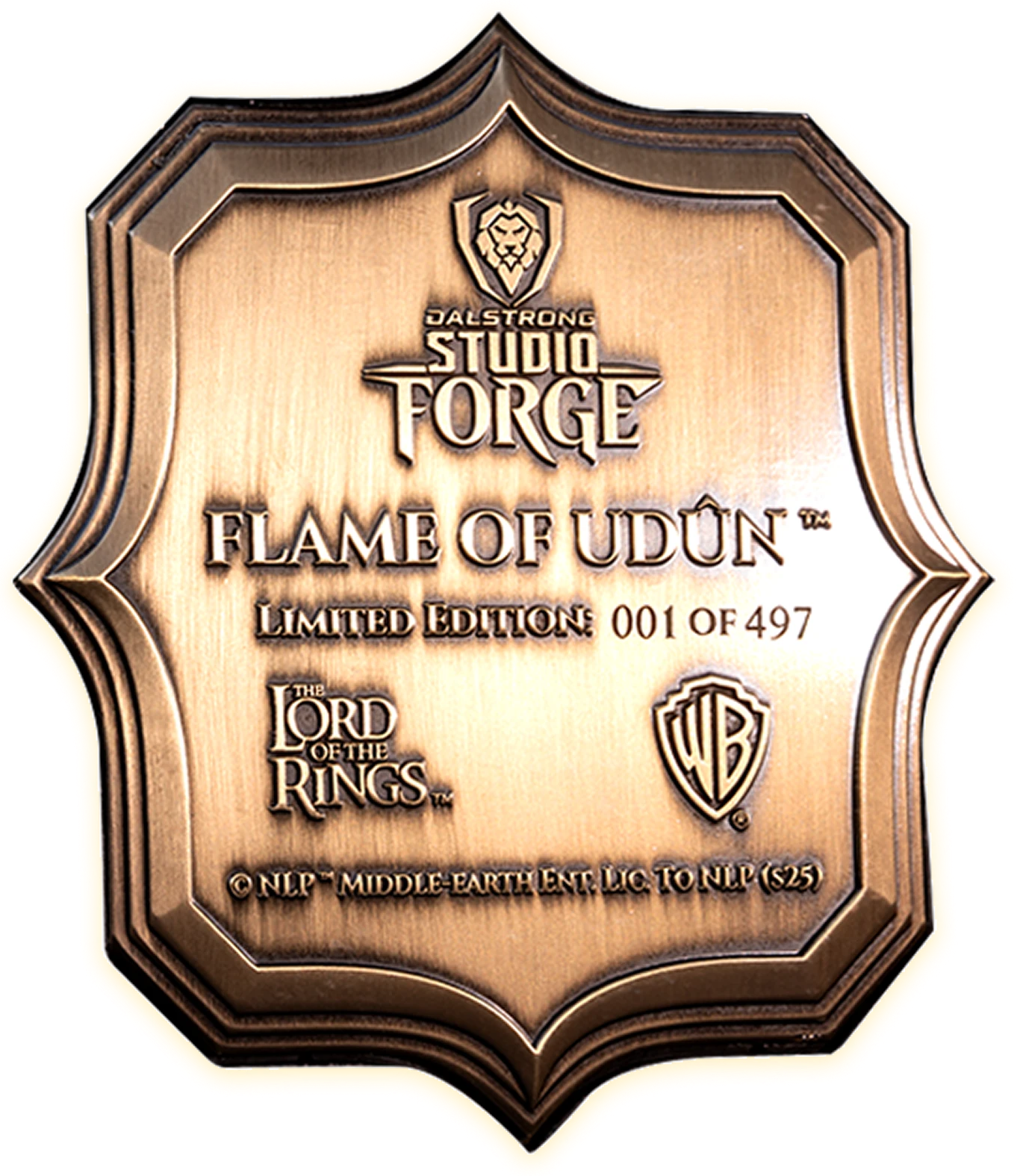 Certified, numbered, licensed