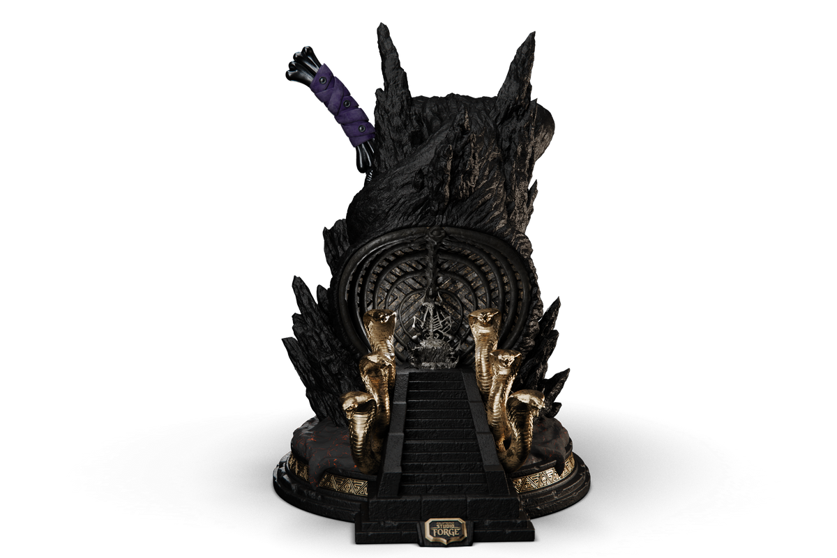 Masters of The Universe™ x StudioForge™ | SNAKE MOUNTAIN™ EDITION: The Blade of Havoc™ | 8” Collector’s Chef Knife & Display Stand