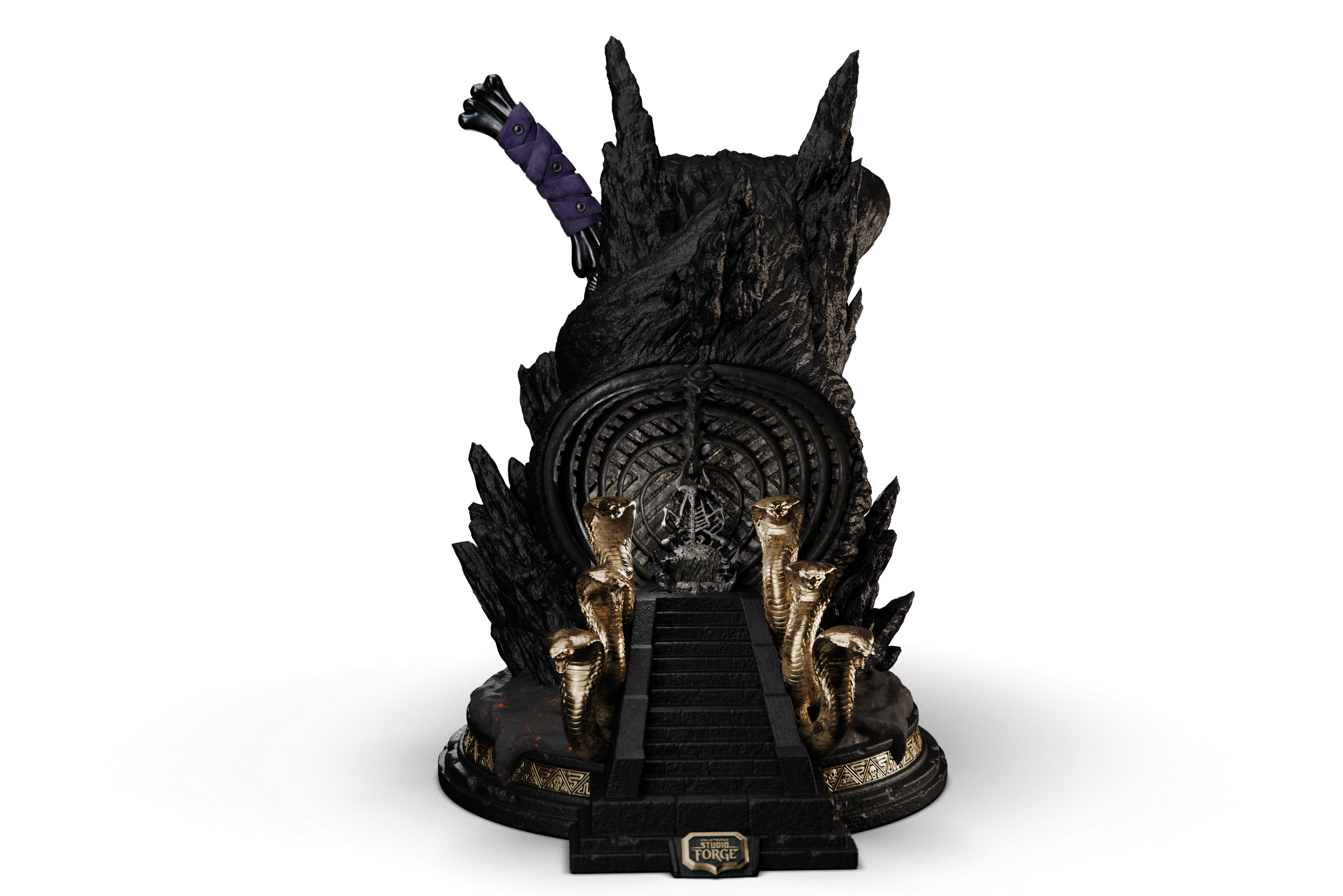 Masters of The Universe™ x StudioForge™ | SNAKE MOUNTAIN™ EDITION: The Blade of Havoc™ | 8” Collector’s Chef Knife & Display Stand