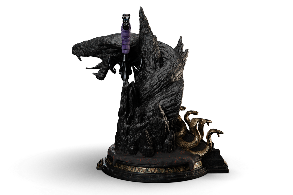 Masters of The Universe™ x StudioForge™ | SNAKE MOUNTAIN™ EDITION: The Blade of Havoc™ | 8” Collector’s Chef Knife & Display Stand