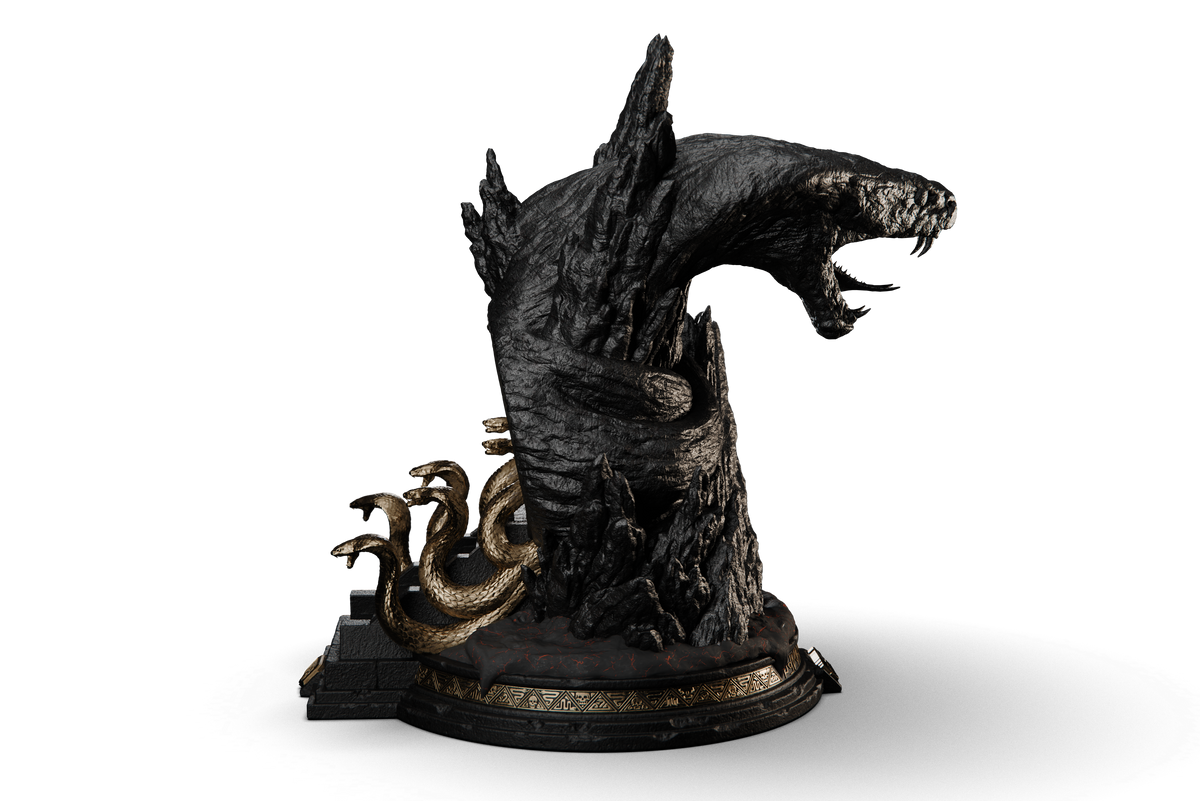 Masters of The Universe™ x StudioForge™ | SNAKE MOUNTAIN™ EDITION: The Blade of Havoc™ | 8” Collector’s Chef Knife & Display Stand