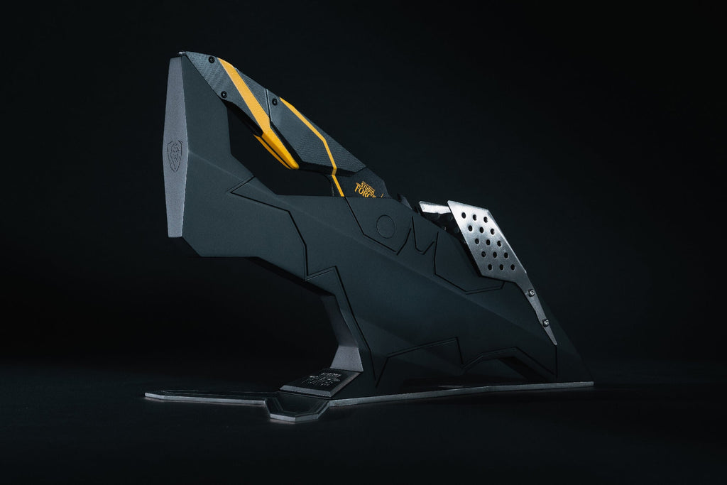 Batman StudioForge™ | 8” Bladed Displayable Chef Knife & Display Stand | The Gotham City™ Edge