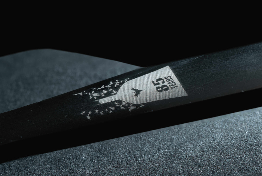 Batman StudioForge™ | 8” Bladed Displayable Chef Knife & Display Stand | The Gotham City™ Edge