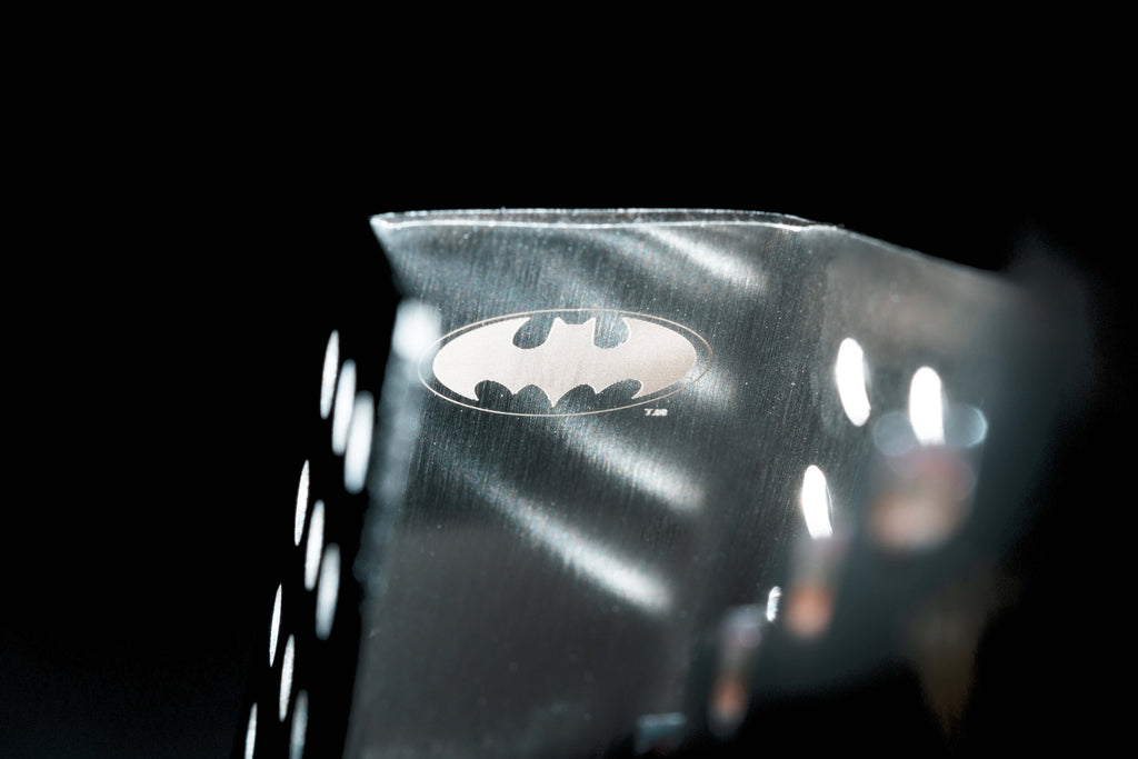 Batman StudioForge™ | 8” Bladed Displayable Chef Knife & Display Stand | The Gotham City™ Edge